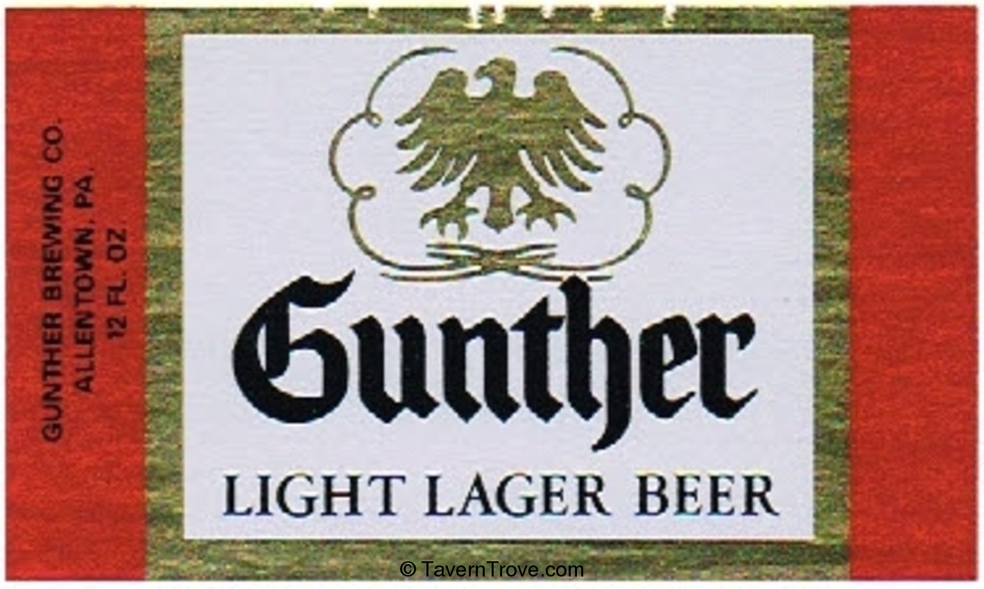 Gunther Light Lager Beer 
