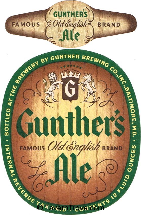 Gunther's Old English Ale