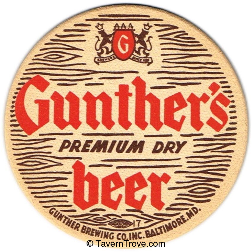 Gunther's Premium Dry Beer