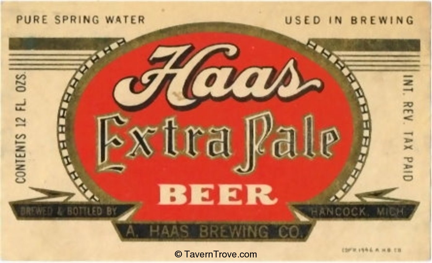 Haas Extra Pale Beer