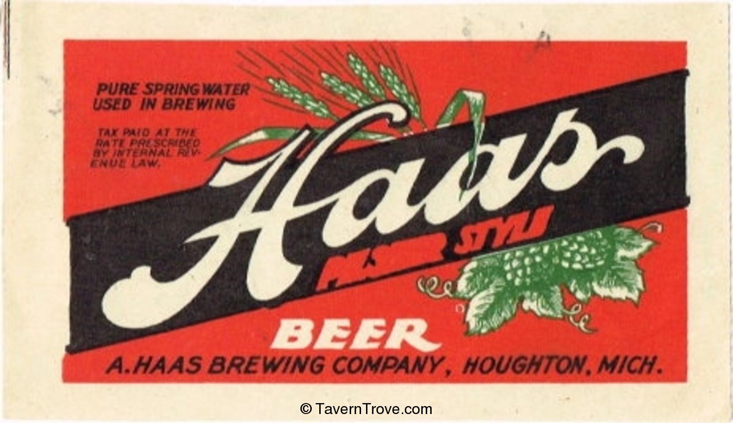Haas Pilsner Style Beer