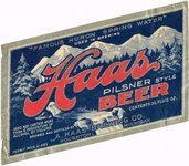 Haas Pilsner Style Beer