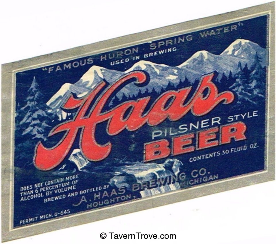 Haas Pilsner Style Beer
