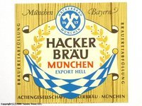 Hacker Bräu München Export Hell