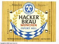 Hacker Bräu München Export Hell