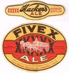 Hacker's Five-X Ale 