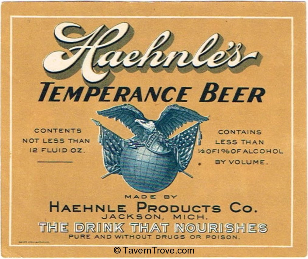 Haehnle's Temperance Beer