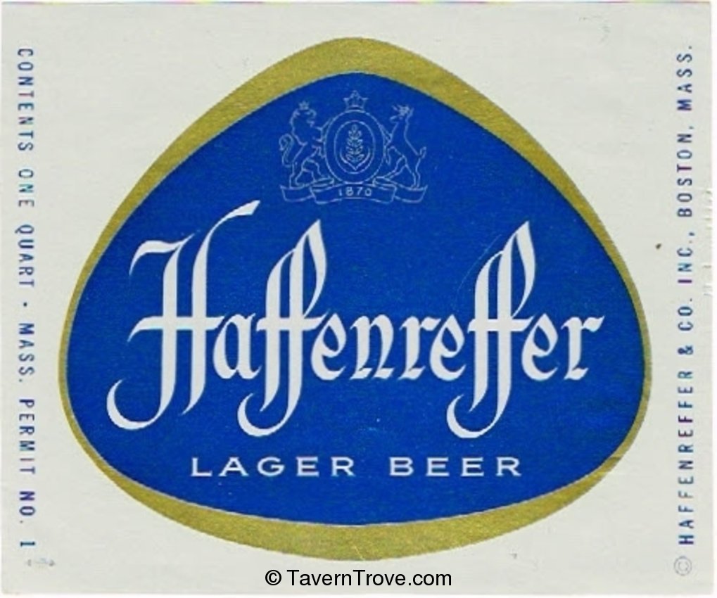 Haffenreffer Lager Beer 