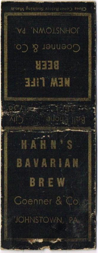 Hahn's Bavarian Brew/New Life Beer