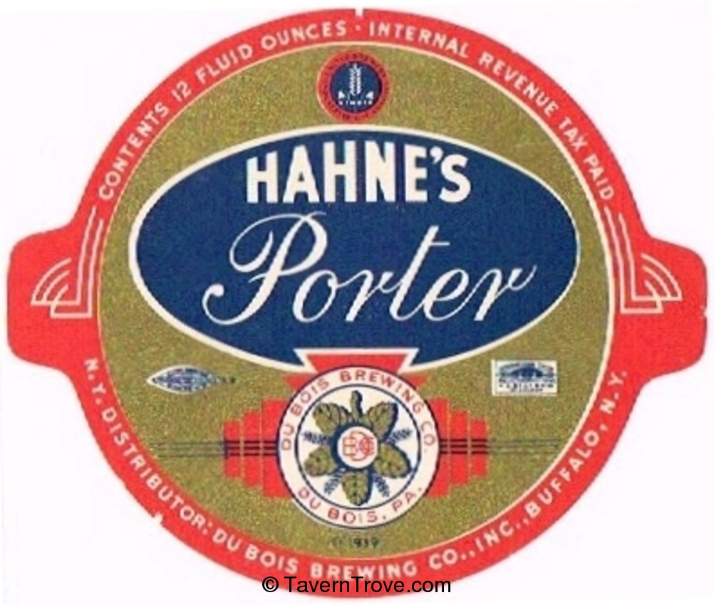 Hahne's Porter