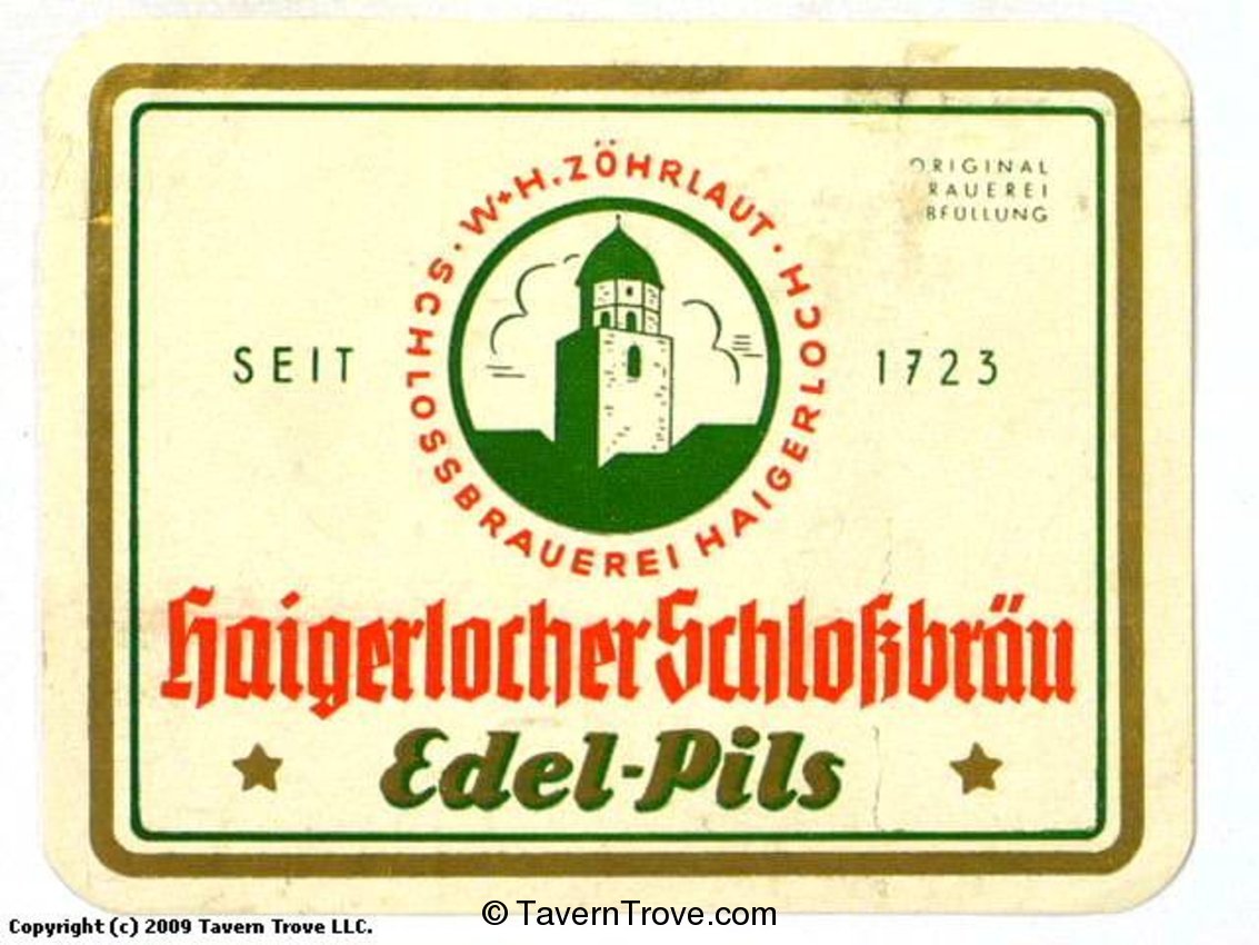 Haigerlocher Schloßbräu Edel Pils