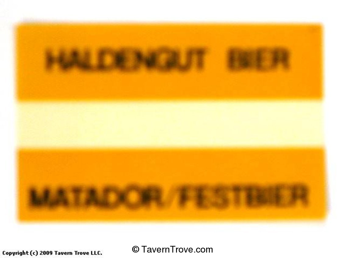 Haldengut Matador Festbier