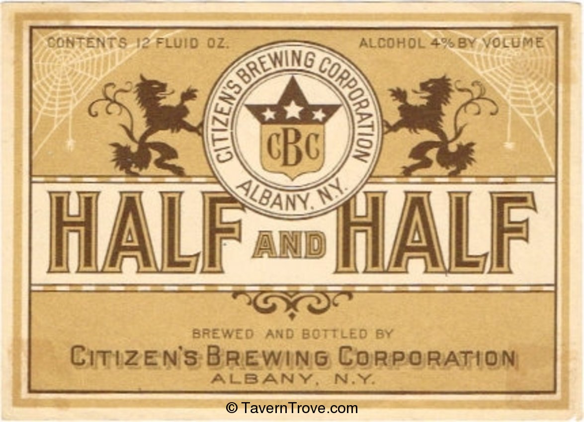 Item 73344 1916 Half and Half Label NY622