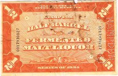 Half Barrel Internal Revenue Tax Stamp