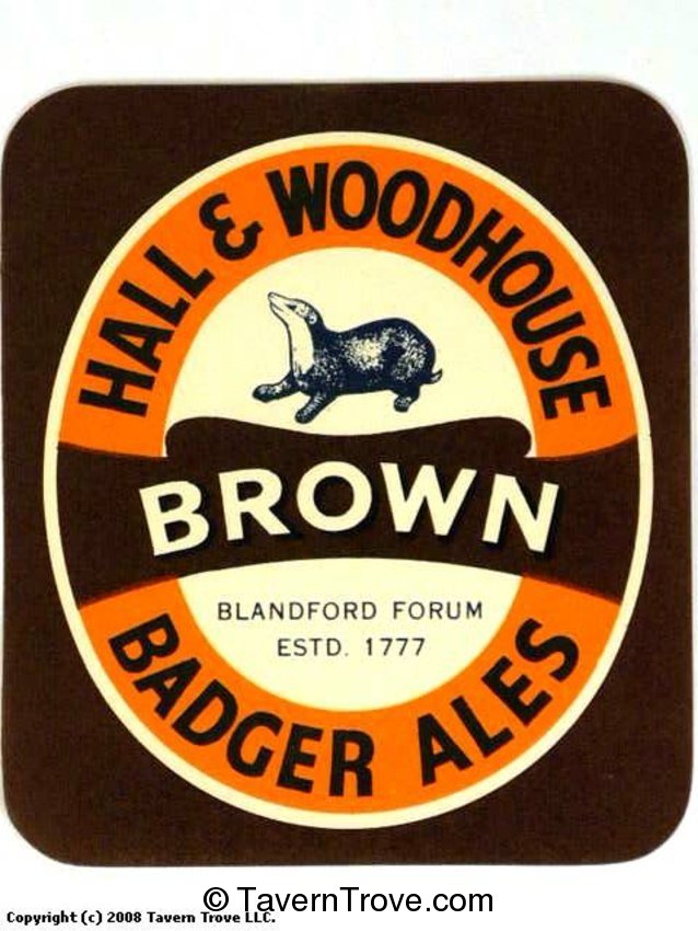 Hall & Woodhouse Brown Badger Ales