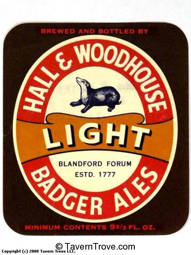 Hall & Woodhouse Light Badger Ales