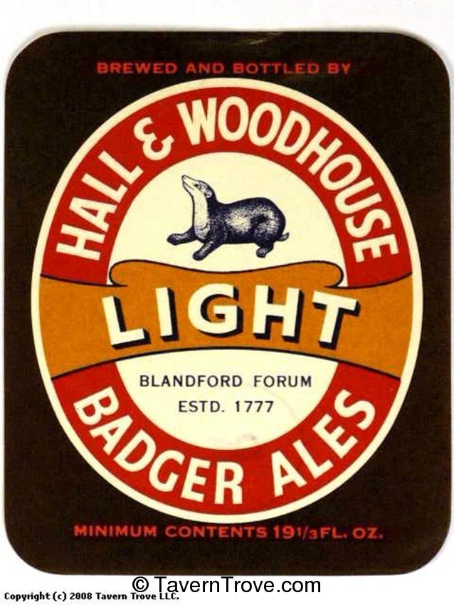 Hall & Woodhouse Light Badger Ales