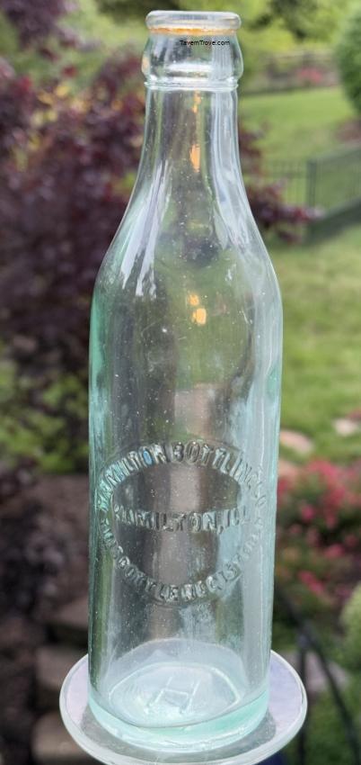 Hamilton Bottling Works Soda Illinois