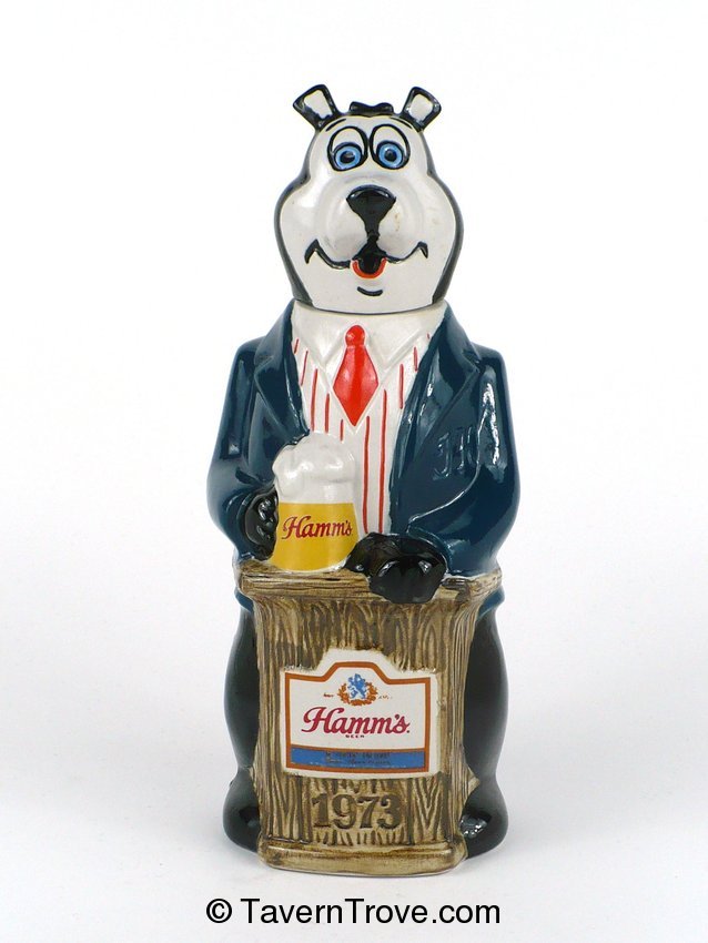 Hamm's Bear 1973 Decanter