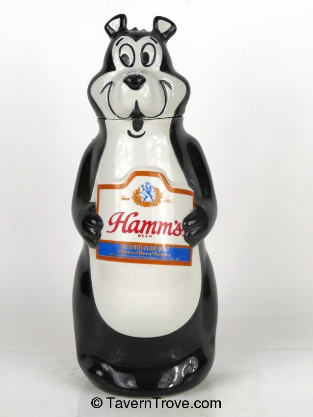 Hamm's Beer 1972 Bear Decanter