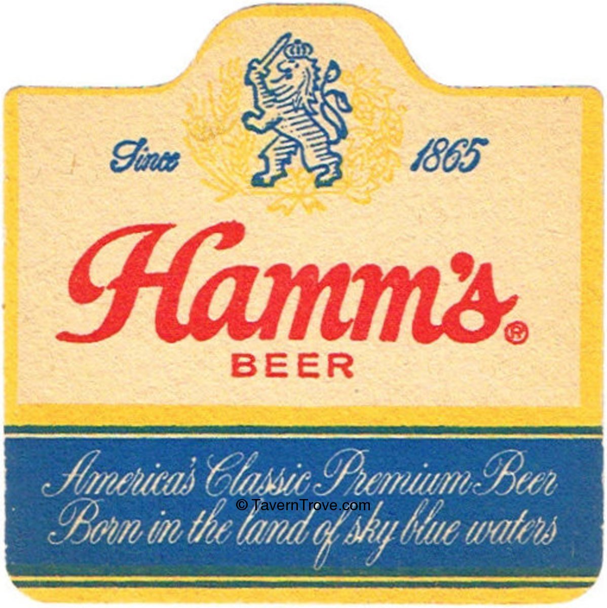 1970 3 inch (+) Coasters Hamm's Beer Tavern Trove