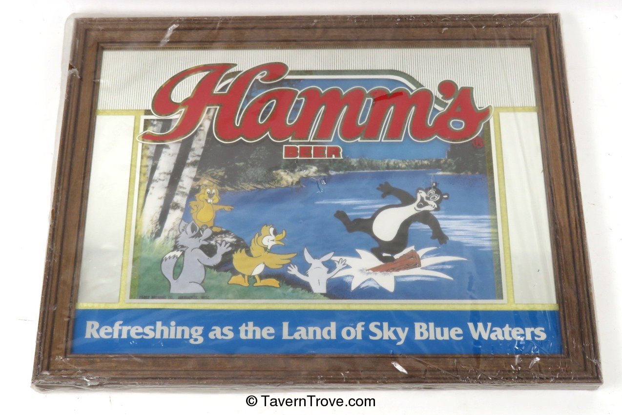 Hamm's Beer Bear Log Rolling