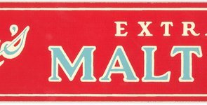 Hamm's Extract Of Malt and Hops Cardboard Sign