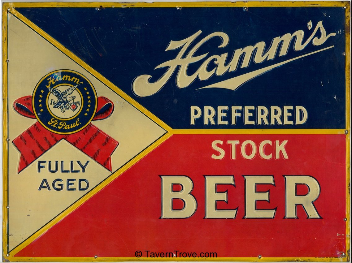 Hamm's Preferred Stock Beer