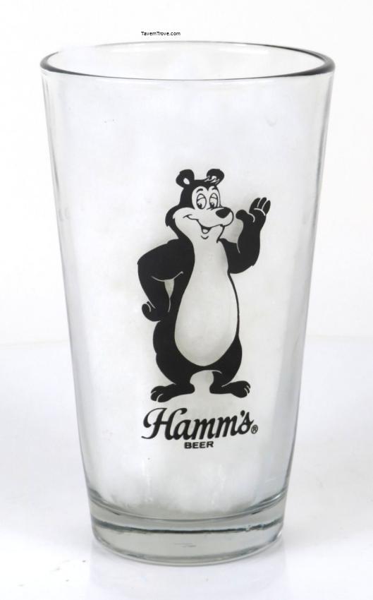 Hamm's Bear Pint Glass