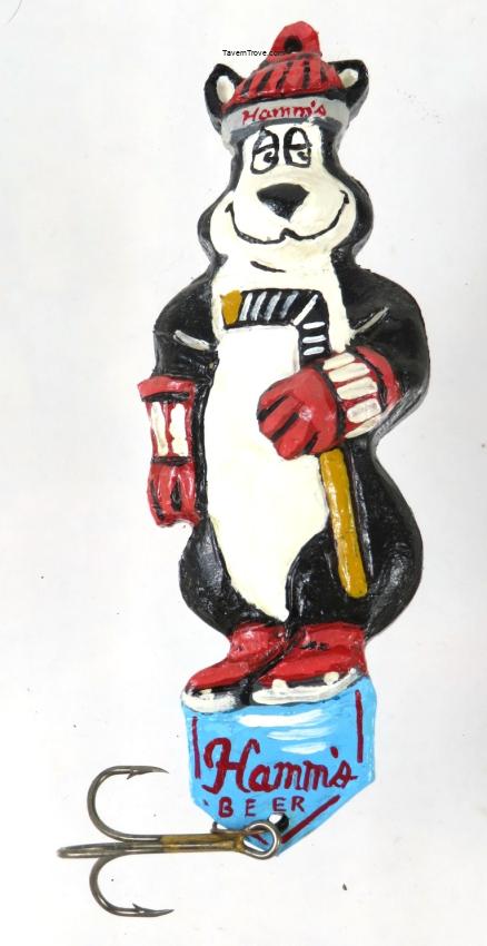 Hamm's Beer (Bear Hockey Player)