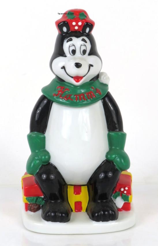 Hamm's Beer Bear Christmas Hat