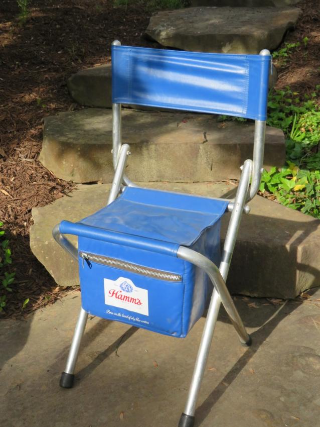 Hamm's Beer Folding Cooler Chair