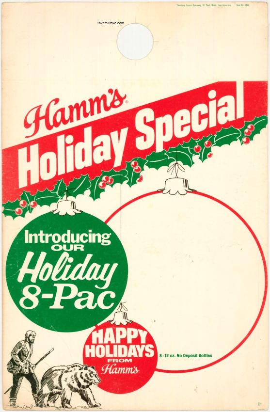 Hamm's Beer Holiday 8-Pack Pole