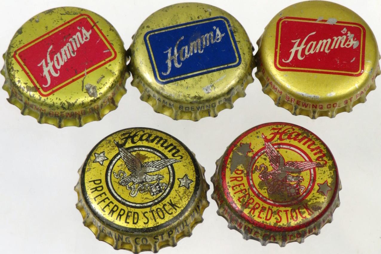 Hamm's Beer Lot of FIVE