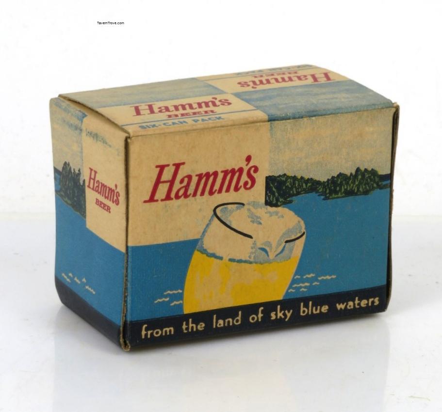 Hamm's Beer Mini Six Pack Box (for matchbooks)