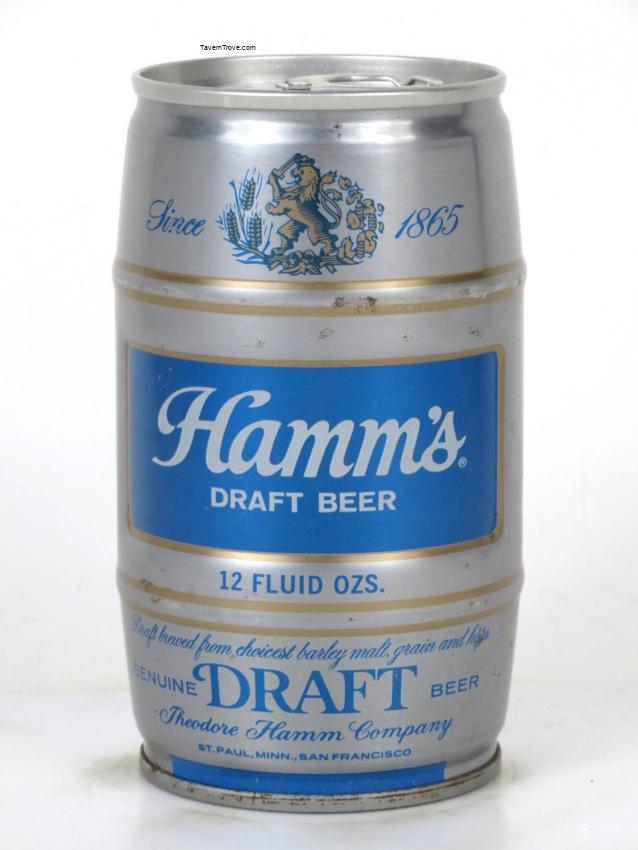 Hamm's Draft Beer (gold bands)