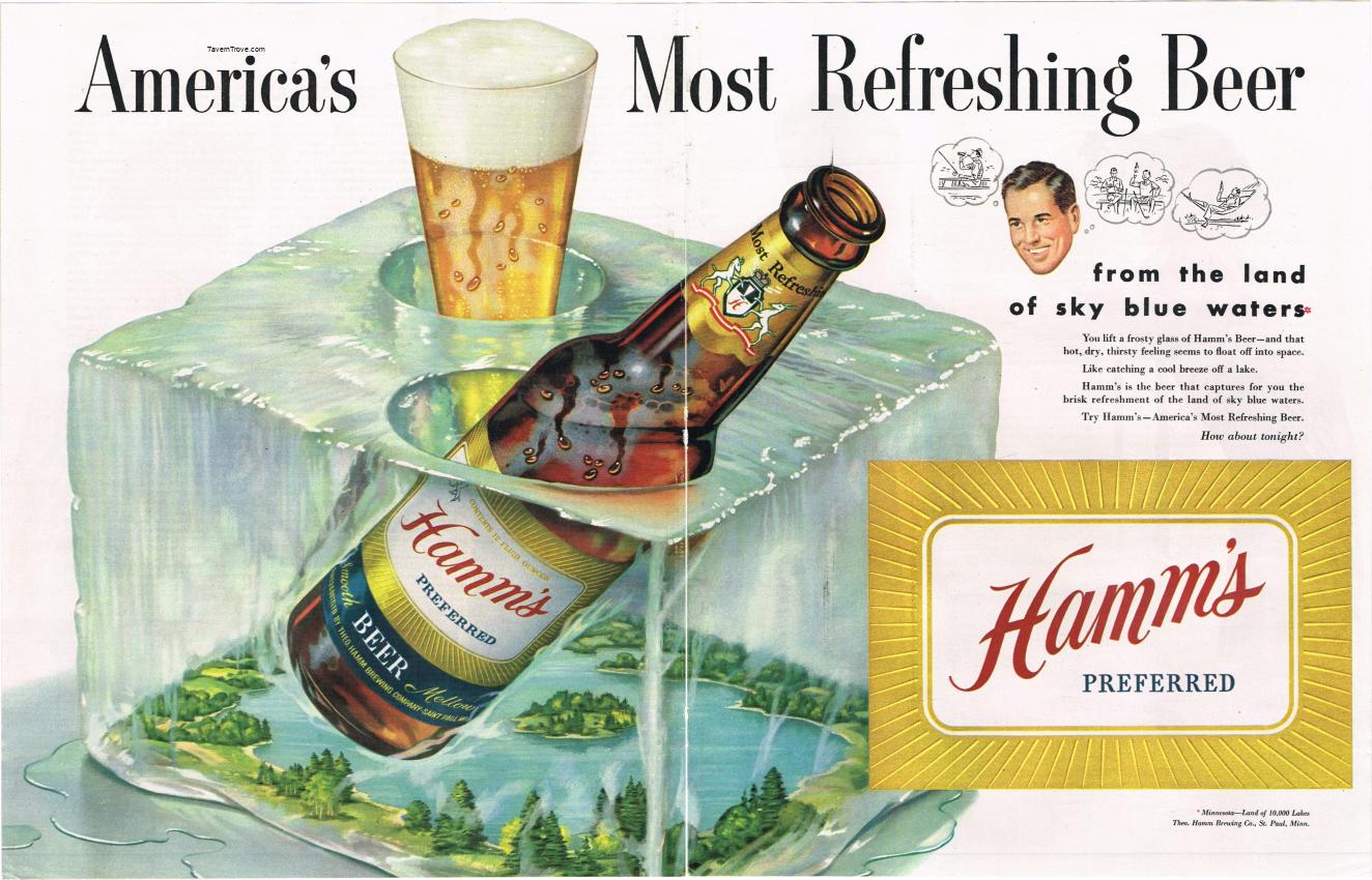 Hamm's Preferred Beer Ice Block