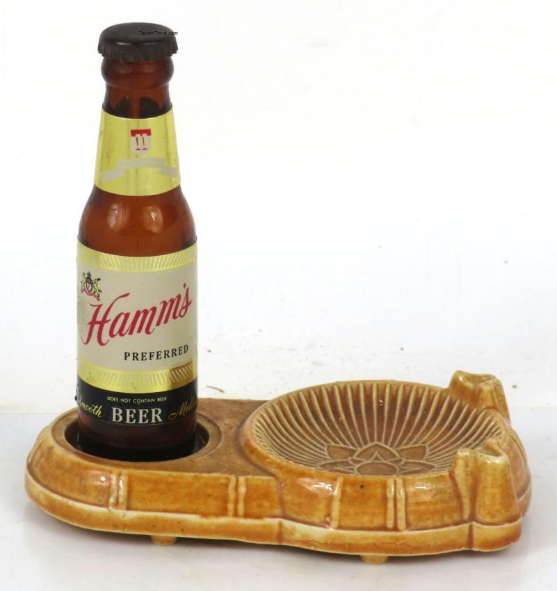 Hamm's Preferred Beer Mini Bottle Ashtray
