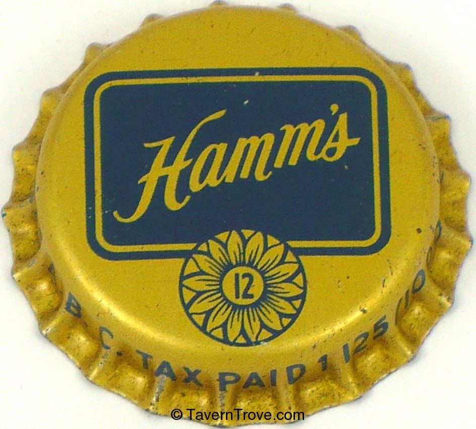 Hamm's Beer ~KS 12oz Tax