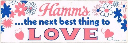 Hamm's Beer bumper sticker
