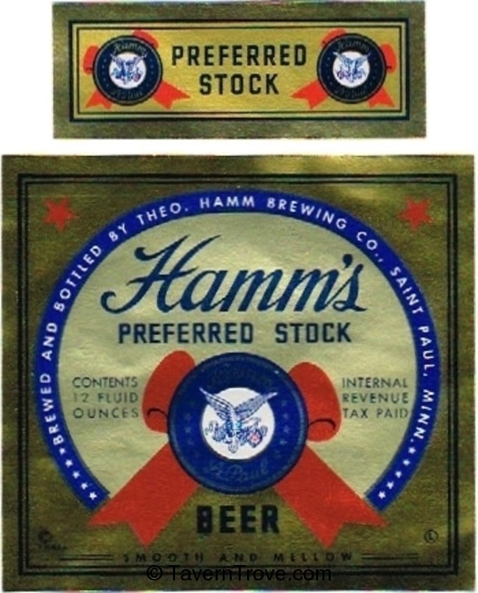 Hamm's Preferred Stock Beer
