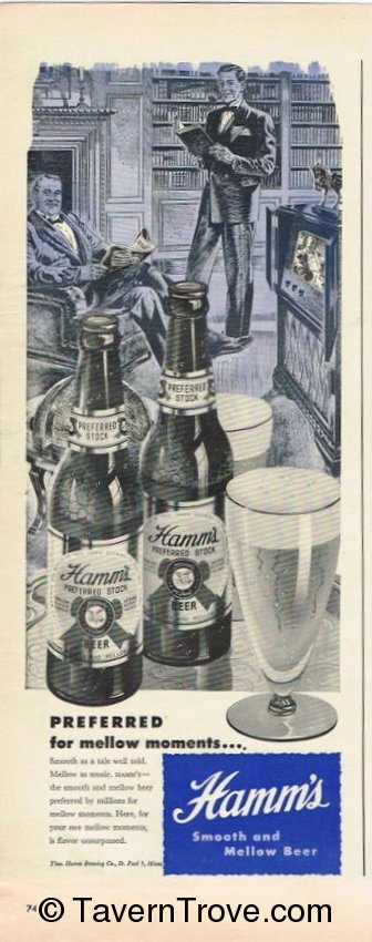 Hamm's Preferred Stock Beer