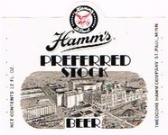 Hamm's Preferred Stock Beer