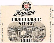 Hamm's Preferred Stock Beer