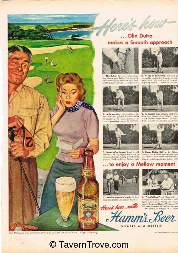 Hamm's Preferred Stock Beer Golf