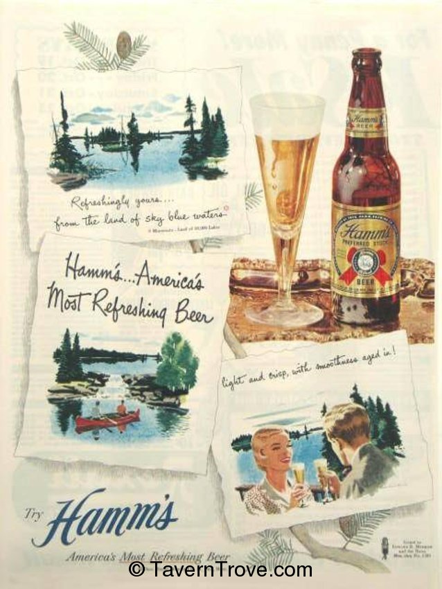 Hamm's Preferred Stock Beer