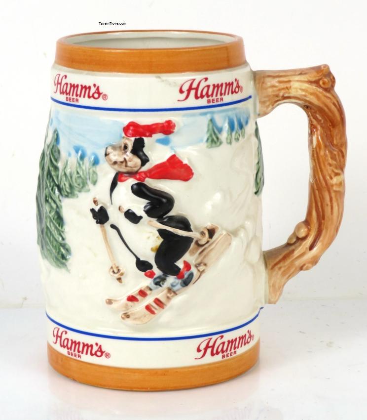 Hamms's Beer Bear Skiing