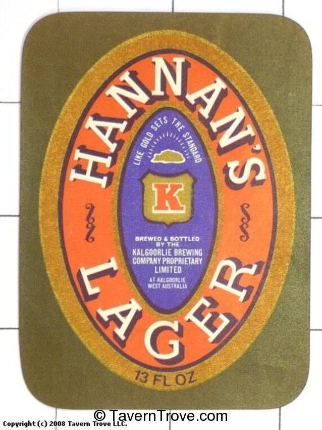 Hannan's Lager