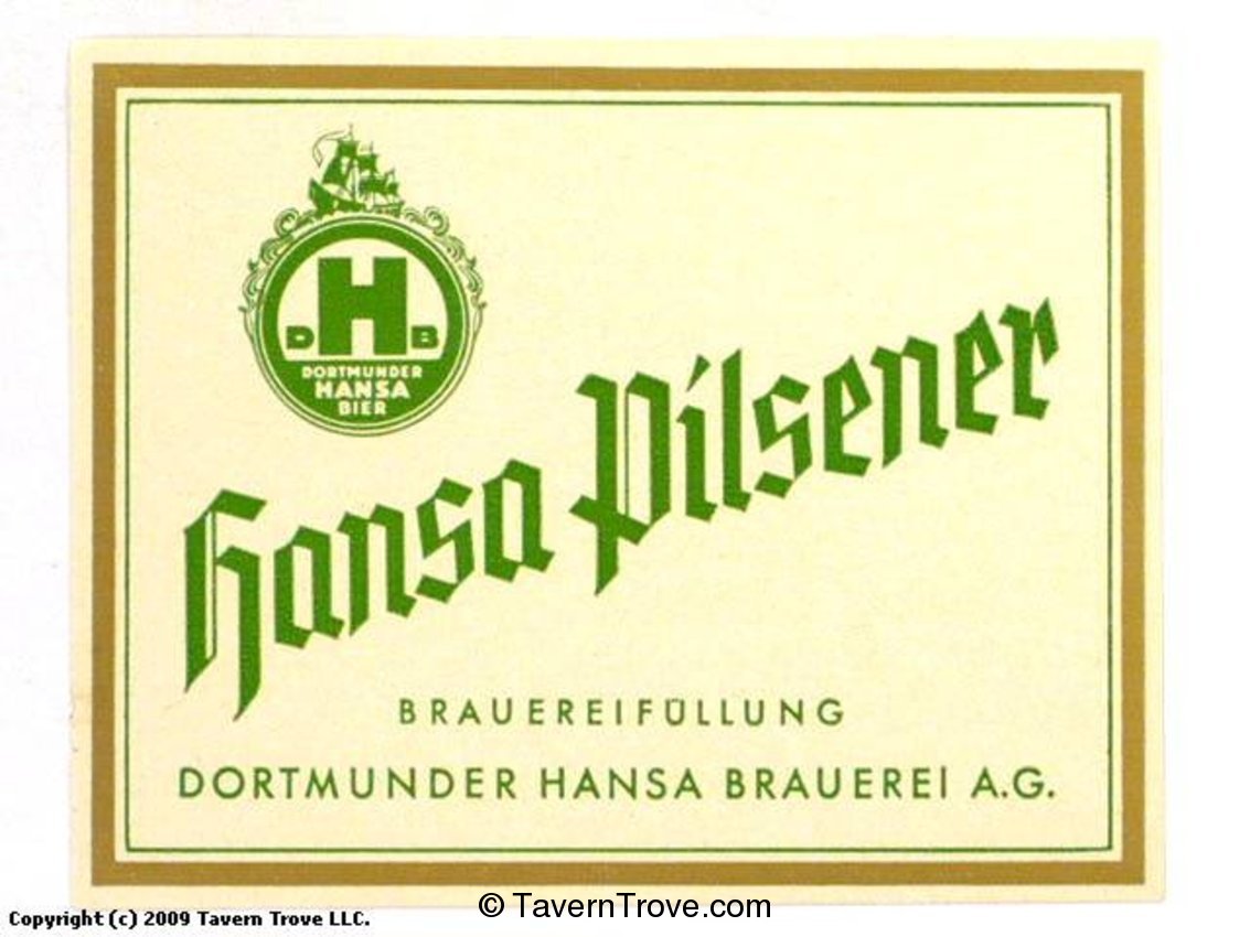 Hansa Pilsener Bier