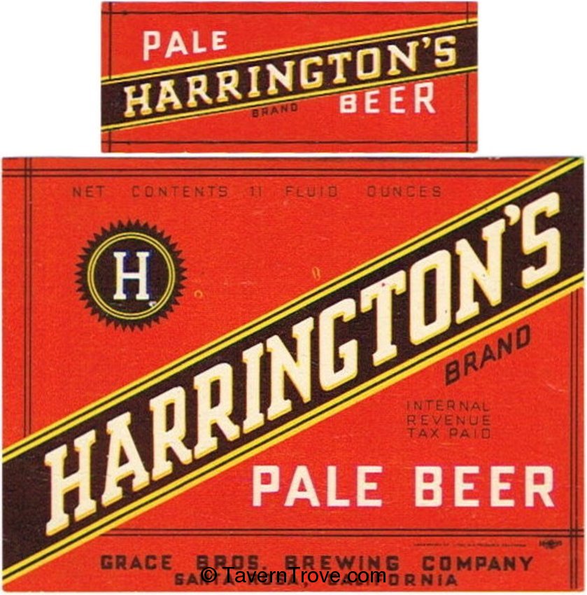 Harrington's Pale Beer